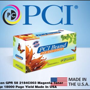 PCI Brand Canon GPR-58 2184C003 Magenta Toner Cartridge