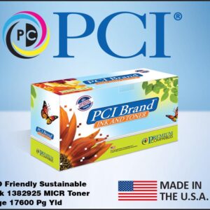 PCI Brand ECO-Friendly Reman Lexmark 1382925 1382625 High Yield Scan Capable MICR Toner Cartridge