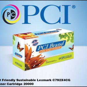 PCI Brand Remanufactured Lexmark C792X4CG Cyan Toner Cartridge