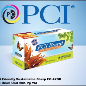 PCI Brand ECO-Friendly Reman Sharp FO-47DR Drum Unit 20K Yld for Sharp FO-4400, 4450, 4650, 4700, 4970, 5550, 5700, 5800, 6700, DC525, AKA 4174-311