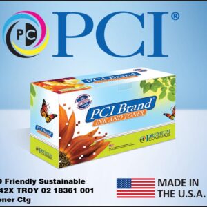 PCI Brand Remanufactured HP Q5942X MICR Toner Ctg Cross Compatible with Troy 02-18361-001 Troy enabled HP 4300, 4200, 4345, 4250, 4350.