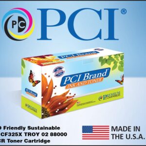 PCI Brand ECO-Friendly Reman for TROY 02-88000-001 Scan Capable MICR Toner Cartridge 40000 Page Yield for TROY Enabled HP 25X CF325X MICR Printers