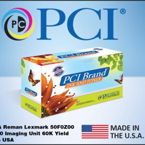 PCI Brand ECO-Friendly Reman Lexmark 50F0Z00 50F0ZA0 Black Imaging Unit