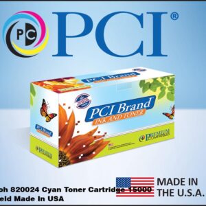 PCI Brand Ricoh 820024 Cyan Toner Cartridge