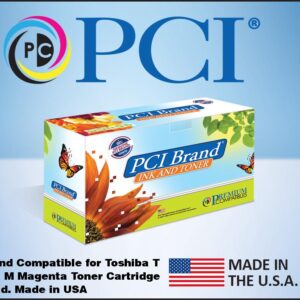 PCI Brand Toshiba T-FC505U-M XL Magenta Toner Cartridge 33.6K Yld for Toshiba e-Studio 2505AC, Toshiba e-Studio 3005AC, 3505AC, 4505AC, eStudio 5005AC