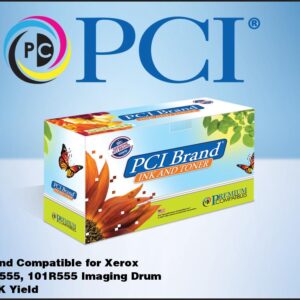 PCI Brand Compatible for Xerox 101R00555, 101R555 Imaging Drum Unit 30K Yield for use in Xerox Phaser 3330 and Xerox Phaser 3345