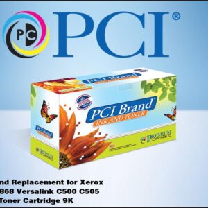 PCI Brand Xerox 106R03868 XXL Yellow Toner Cartridge 9000 Page Extra High Yield for Xerox VersaLink C500, C500DN, C500N, C505, C505S, C505X, 106R3868