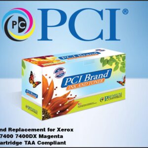 PCI Brand Compatible Xerox 106R01078 Magenta Toner Cartridge 18000 Page Yield for Xerox 7400, 7400DN, 7400DT, 7400DX, 7400DXF, 7400N