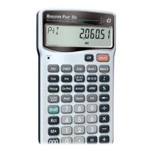 CALC IND 3415 QUALIFIER PLUS IIIX CALCULATOR