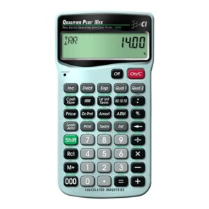 CALC IND 3430 QUALIFIER PLUS IIIFX MORTGAGE CALC