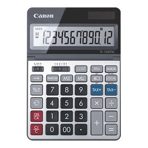 CANON TS-1200TSC 12 DIGT SOLAR DESKTOP CALCULATOR