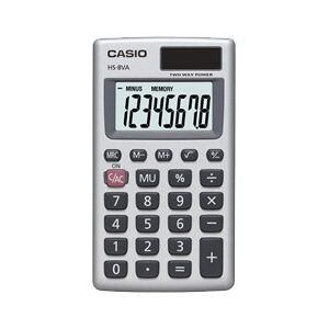 CASIO HS8VA 8 DIGIT BASIC HANDHELD CALC