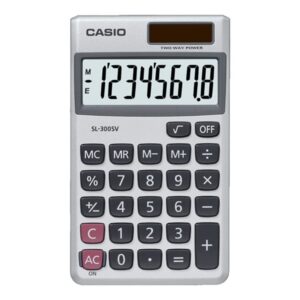 CASIO SL300SV  8 DIGIT BIG DISPLAY HANDHELD