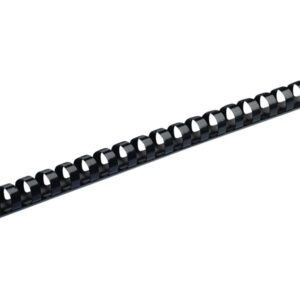 FELLOWES 52326 BLACK 1200CT PLASTIC COMB 1/2"