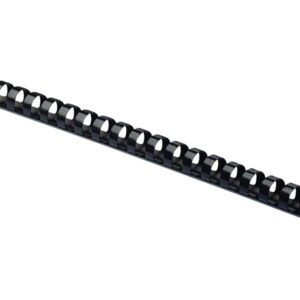 FELLOWES 52327 BLACK 500CT PLASTIC COMB 5/8"
