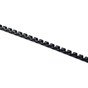 FELLOWES 52366 BLACK 3000CT PLASTIC COMB 1/4"