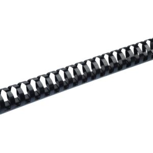FELLOWES 52367 BLACK 500CT PLASTIC COMB 3/4"