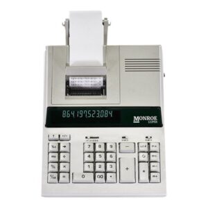 MONROE 122PDX DESKTOP PRINT DISPLAY CALCULATOR