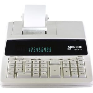 MONROE 6120X BUSINESS MEDIUM DUTY IVORY CALC