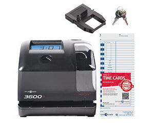 PYRAMID 3600SS ELECTRONC TIME RECORDER AND STAMP