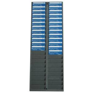 PYRAMID DOUBLE VERTICAL 40 POCKET BADGE RACK