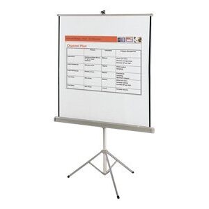 QUARTET 560S OVERHEAD TRIPOD SCREEN 60" X 60"