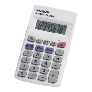 SHARP EL233SB  8 DIGIT BASIC POCKET CALC