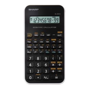 SHARP EL501X2B WHT TRIM FRACTION/SCIENTIFIC CALC