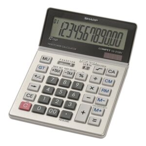 SHARP VX2128V 12 DIGIT DESKTOP DISPLAY CALC