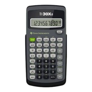 TEXAS TI-30XA 10 DIGIT SCIENTIFIC CALCULATOR
