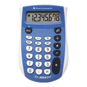 TEXAS TI-503SV 8 DIGIT BASIC HANDHELD CALC