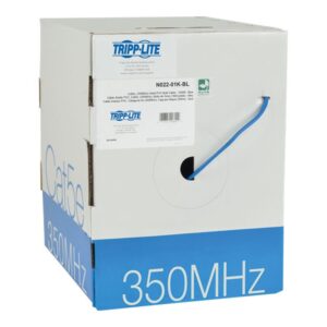 TRIPPLITE CAT5/E BULK 1000' UTP PVC CABLE BLUE