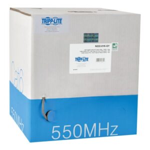 TRIPPLITE CAT6 GIG BULK 1000' UTP PVC CABLE GRAY