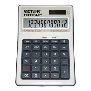 VICTOR TUFFCALC DESKTOP WATER/SHOCK RESISTANT