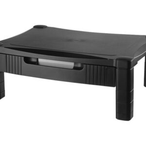 KANTEK MS420 ADJUSTABLE MONITOR RISER W/DRAWER