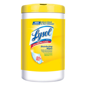 LYSOL 7 X 8 LEMON & LIME DISINFECTING WIPES-110CT