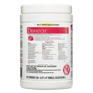 CLOROX DISPATCH HOSPITAL TOWELS W/BLEACH 150-CT