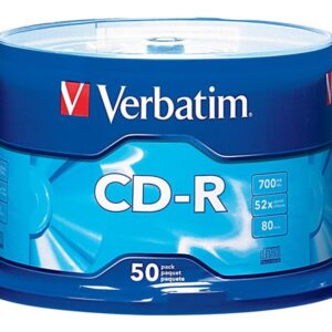 VERBATIM CD-R BRAND SLV 50PK 700MB/52X SPINDLE