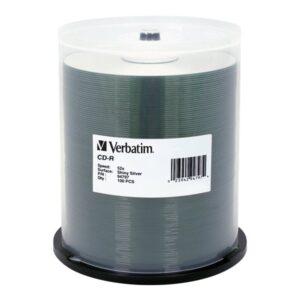 VERBATIM CD-R DL+ SILK 100PK 700MB/52X SPIN-SLV