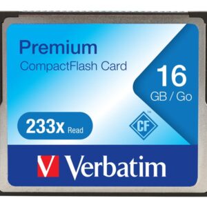 VERBATIM 233X PREMIUM 16GB COMPACT FLASH CARD