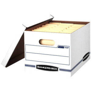 FELLOWES STOR/FILE 12CT LETTER/LEGAL LIFTOFF LID