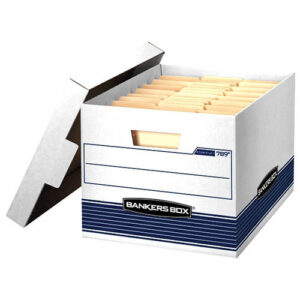 FELLOWES STOR/FILE 12CT LETTER/LEGAL LIFTOFF LID