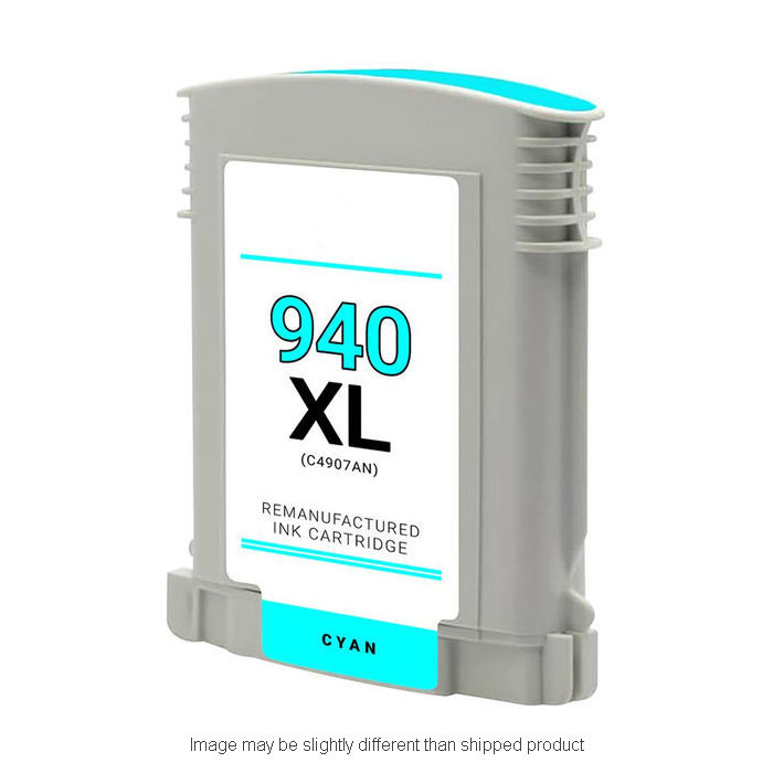 REPL HP C4907AN #940XL HI CYAN INK
