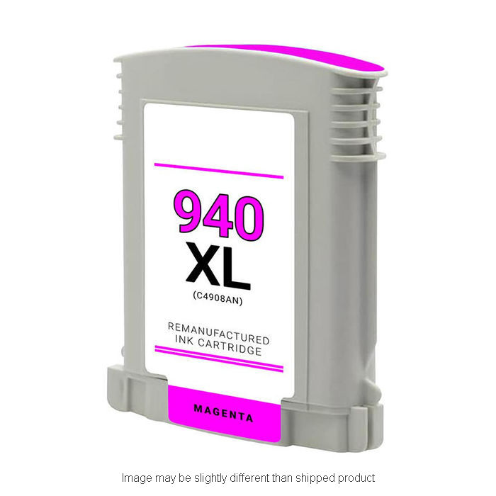 REPL HP C4908AN #940XL HI MAGENTA INK