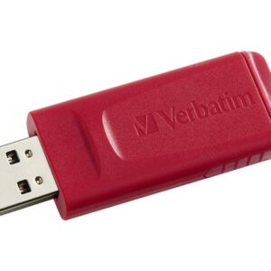 VERBATIM STORE'N'GO RED 8GB USB 2.0 FLASH DRIVE