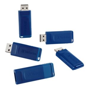 VERBATIM CLASSIC BLUE 5PK 8GB USB 2.0 FLASH DR